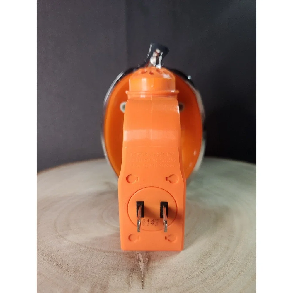 New Silver Jack-O-Lantern Pumpkin NightLight Wallflower Bath & Body Works Plug I